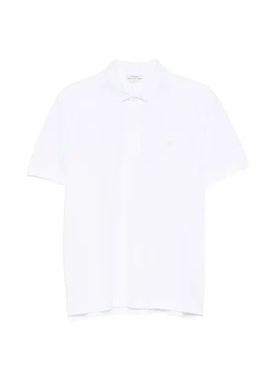 Jacob Cohen Embroidered-logo Piqué Polo Shirt In White