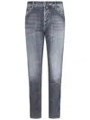 Jacob Cohen Scott Crop Slim Fit Jeans In Gray