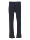 Jacob Cohen Five-pocket Button Trousers In Blue