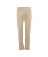 Jacob Cohen Beige Cotton Jeans In Nude