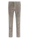 Jacob Cohen Five-pocket Corduroy Trousers In Brown
