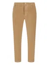 Jacob Cohen Five-pocket Corduroy Trousers In Brown