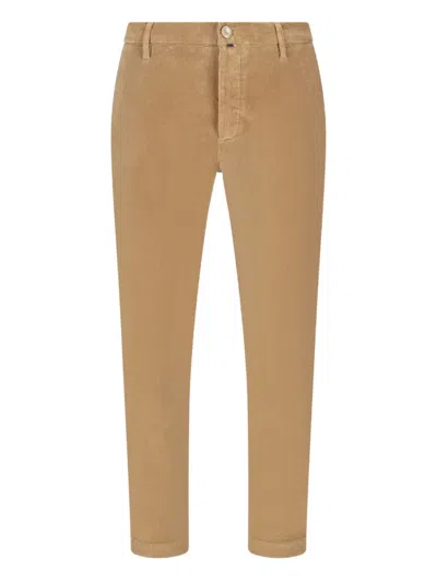 Jacob Cohen Five-pocket Corduroy Trousers In Brown