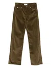 Jacob Cohen Five-pocket Corduroy Trousers In Green