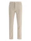 Jacob Cohen Five-pocket Corduroy Trousers In Neutral