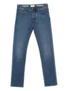 Jacob Cohen Slim Fit Nick Vintage Pants In Blue