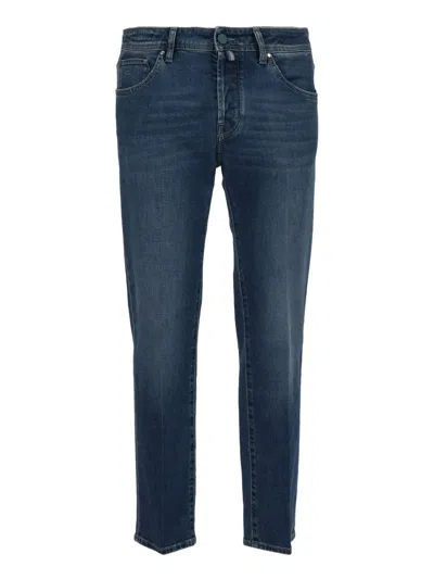 Jacob Cohen Five Pocket Denim In Blue