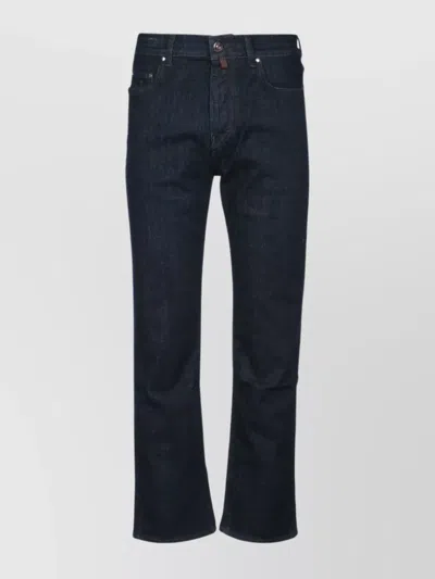 JACOB COHEN FIVE-POCKET DENIM TROUSERS FEATURING BELT LOOPS