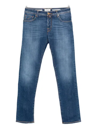 Jacob Cohen Five-pocket Design Jeans In Blue