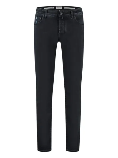 Jacob Cohen Five-pocket Jeans In Black