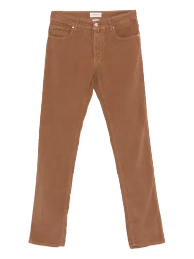 Jacob Cohen Five-pocket Jeans In Brown