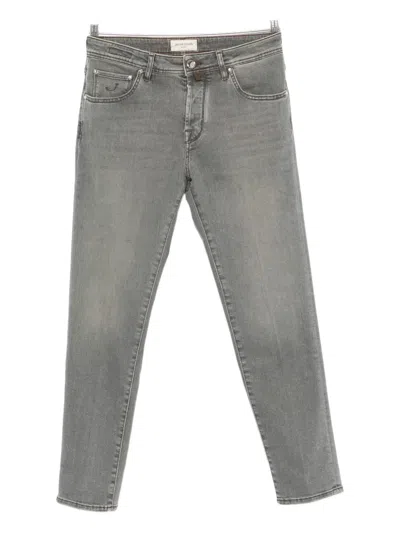Jacob Cohen Five-pocket Jeans In Gray