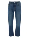 Jacob Cohen Five-pocket Logo-patch Jeans In Blue