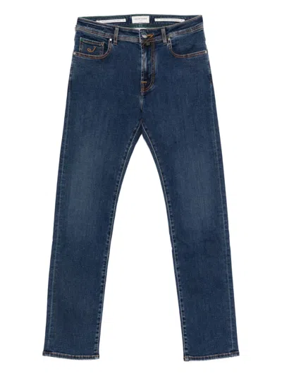 Jacob Cohen Five-pocket Stretch-cotton Jeans In Animal Print