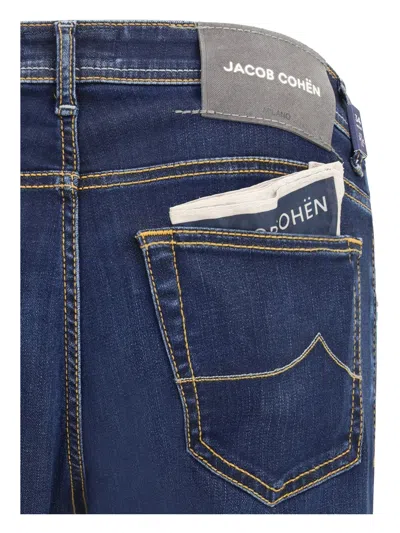 Jacob Cohen Five-pocket Trousers In Blue