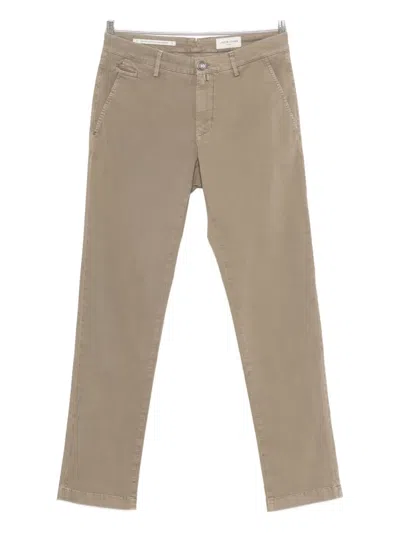 Jacob Cohen Five-pocket Trousers In Brown