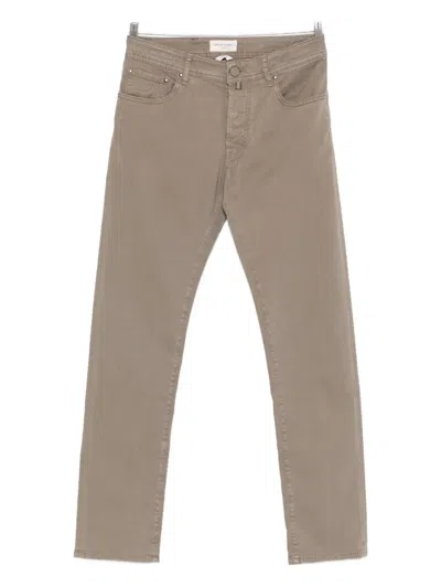 Jacob Cohen Five-pocket Trousers In Gray