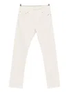 Jacob Cohen Five-pocket Trousers In White
