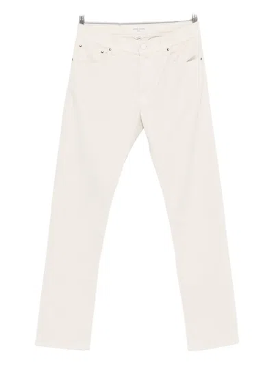 Jacob Cohen Five-pocket Trousers In White