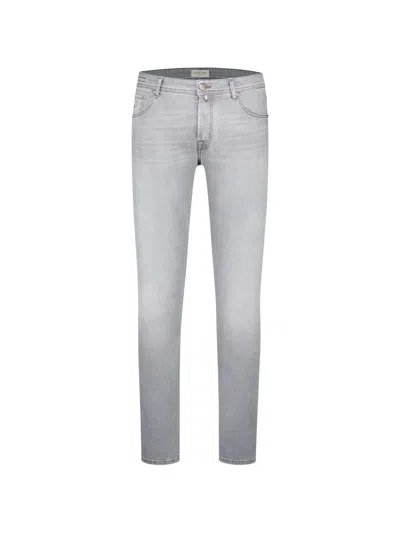Jacob Cohen Five-pocket Trousers In White