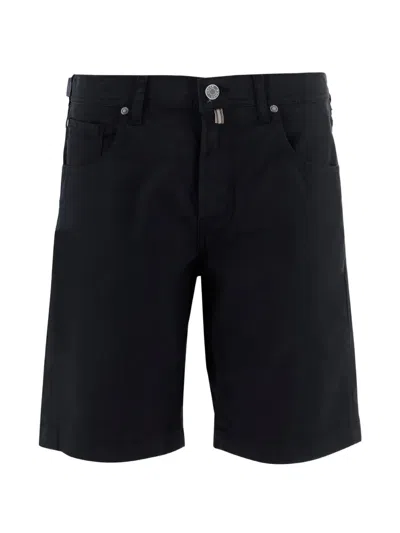 Jacob Cohen Five-pocket Bermuda Shorts In Black