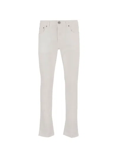 Jacob Cohen Five-pocket Denim Jeans In White