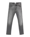 Jacob Cohen Distressed Cotton Jeans In Gray