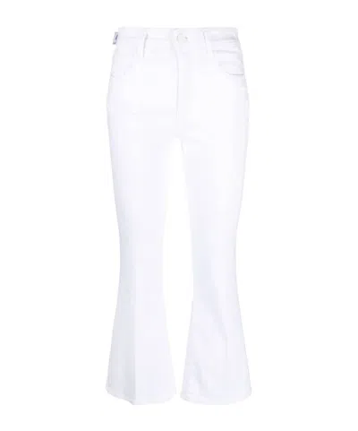 Jacob Cohen Flared Cropped-leg Jeans In White