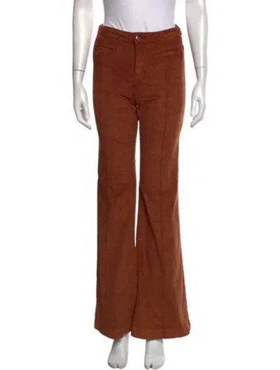 Pre-owned Jacob Cohen Flared Pants In Brown