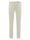 Jacob Cohen Flower Trousers In Neutral