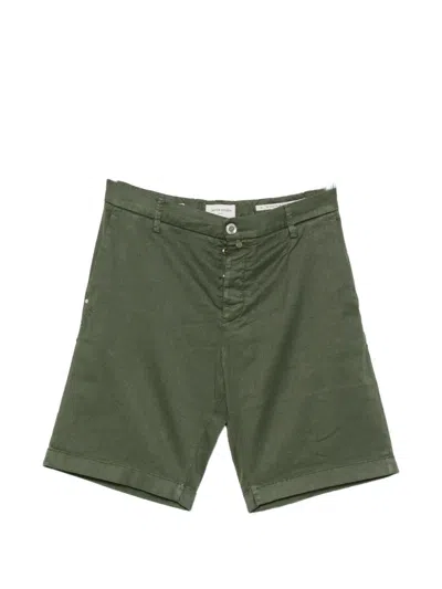 Jacob Cohen George Button-fastening Shorts In Green