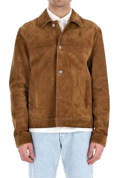 Jacob Cohen Giubbino Trucker In Pelle