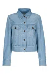 Jacob Cohen Long Sleeve Denim Jacket In Mediumblu