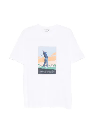 Jacob Cohen Graphic-print T-shirt In Animal Print