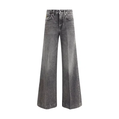 Jacob Cohen Gray Cotton Relaxed Fit Jeans In Black