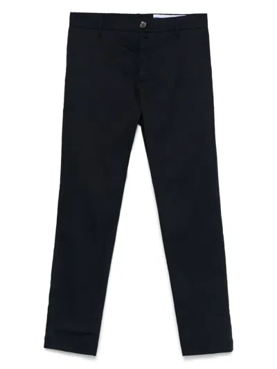Jacob Cohen Gray Trousers In Blue
