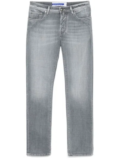 Jacob Cohen Grey Cotton Stretch Jeans