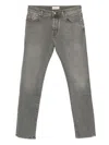 Jacob Cohen Tailored Gray Trousers With Classic Five-pocket Design In Gray