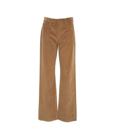 Jacob Cohen 'hailey' Corduroy Pants In Brown