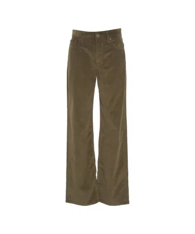 Jacob Cohen 'hailey' Corduroy Pants In Gray