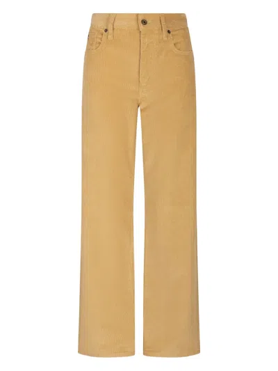 Jacob Cohen Hailey Five-pocket Trousers In Yellow