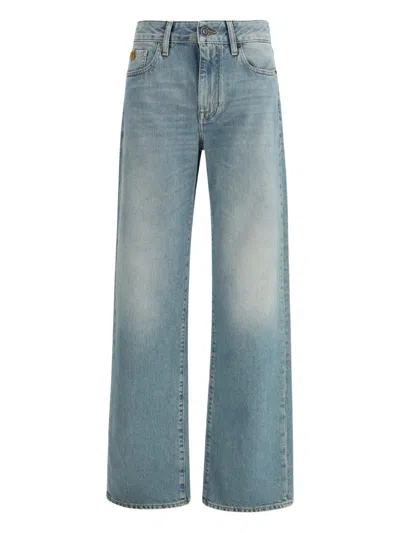 Jacob Cohen Hailey Wide Leg Jeans In Blue