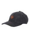 Jacob Cohen Dark Grey Structured Baseball Cap In Gray