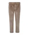 Jacob Cohen Cotton Mix Trousers In Gray