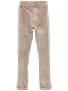 Jacob Cohen Men Crop Slim Single Pence Henry Pant In Neutrals