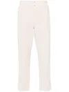 Jacob Cohen Men's Crop Slim Single Pence Henry Pant In Neutrals