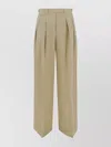 JACOB COHEN HIGH WAIST WIDE-LEG TROUSERS WITH BELT LOOPS