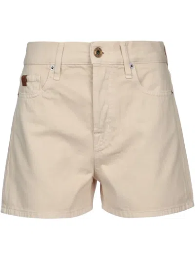 JACOB COHEN HIGH-WAISTED DENIM SHORTS
