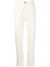Jacob Cohen High-waisted Straight Jeans In White