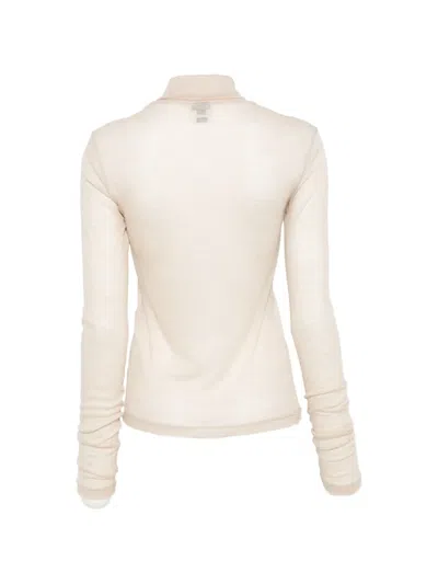 Jacob Cohen High-neck Slim-fit Sweater In Neutrals